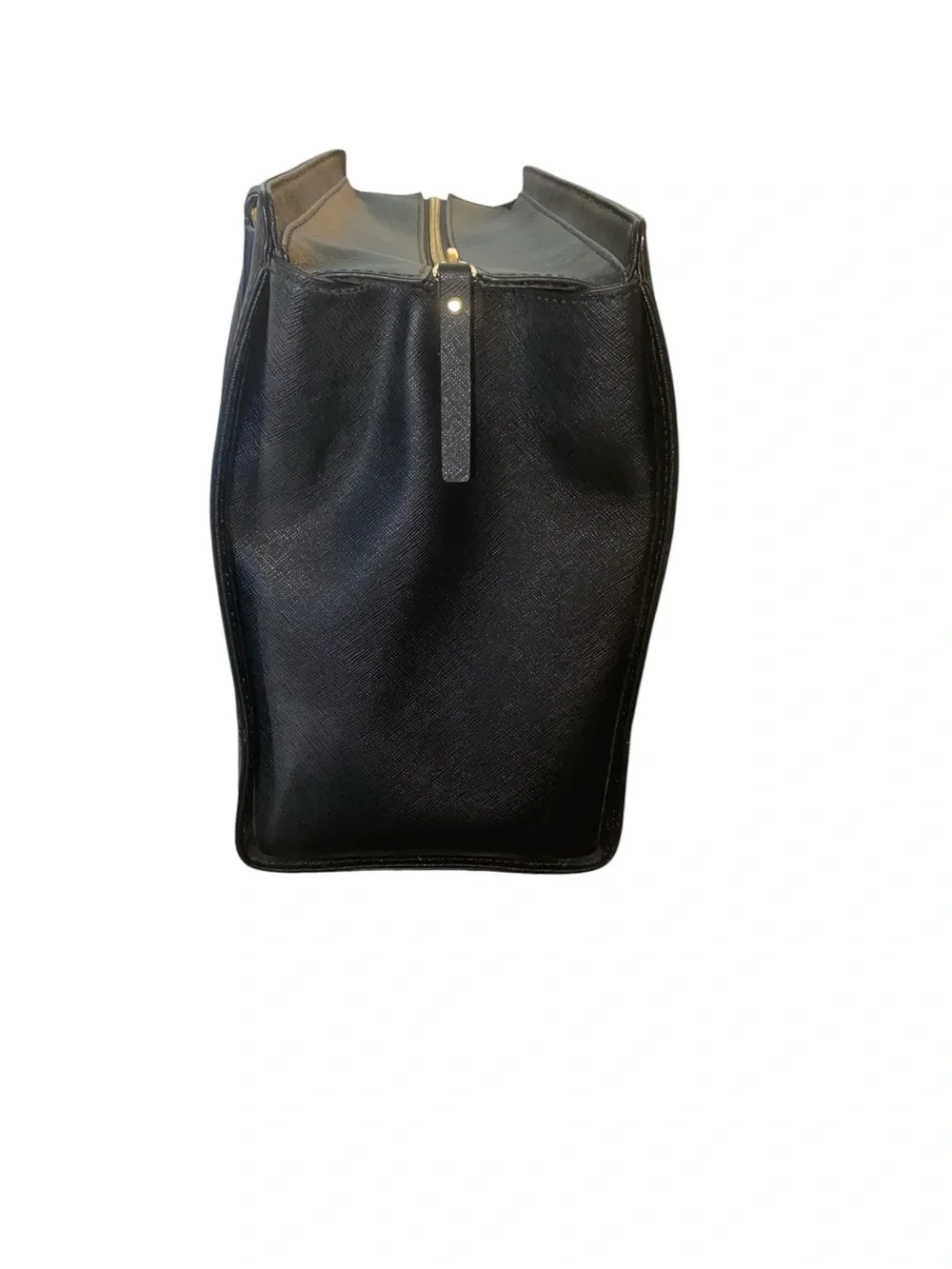 Kate Spade New York Laurel Way Hadlee bag black Saffiano leather gold hardware